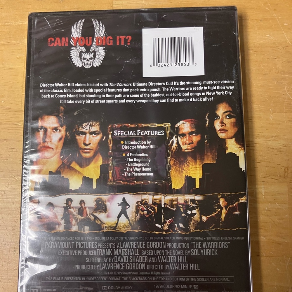 The Warriors Ultimate Director's Cut DVD NEW SEALED - Picture 2 of 2